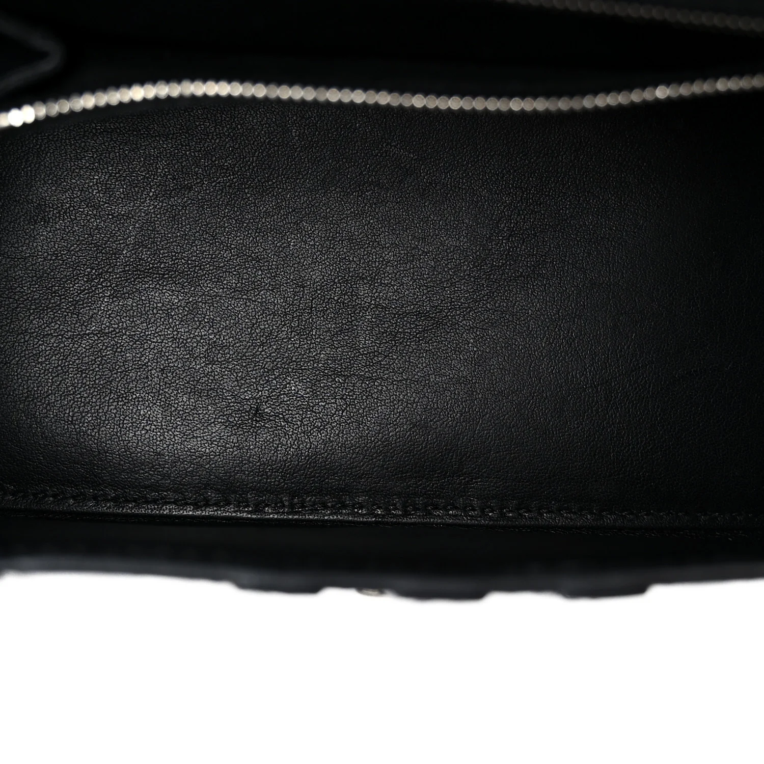 X ADIDAS Shiny Box Calfskin Small Hourglass Top Handle Bag Black White - Top Club