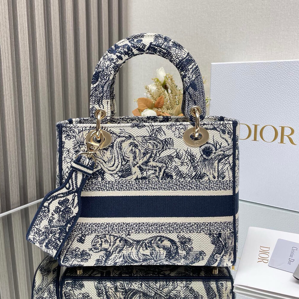 DIOR MEDIUM LADY D-LITE BAG(High-End Grade) - Top Club
