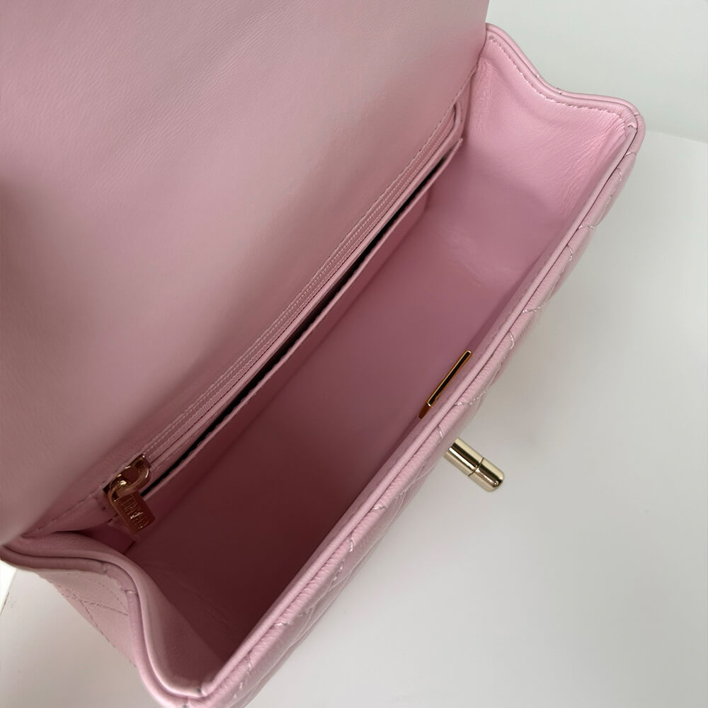 CHANEL Mini Classic Handbag With Top Handle - Top Club