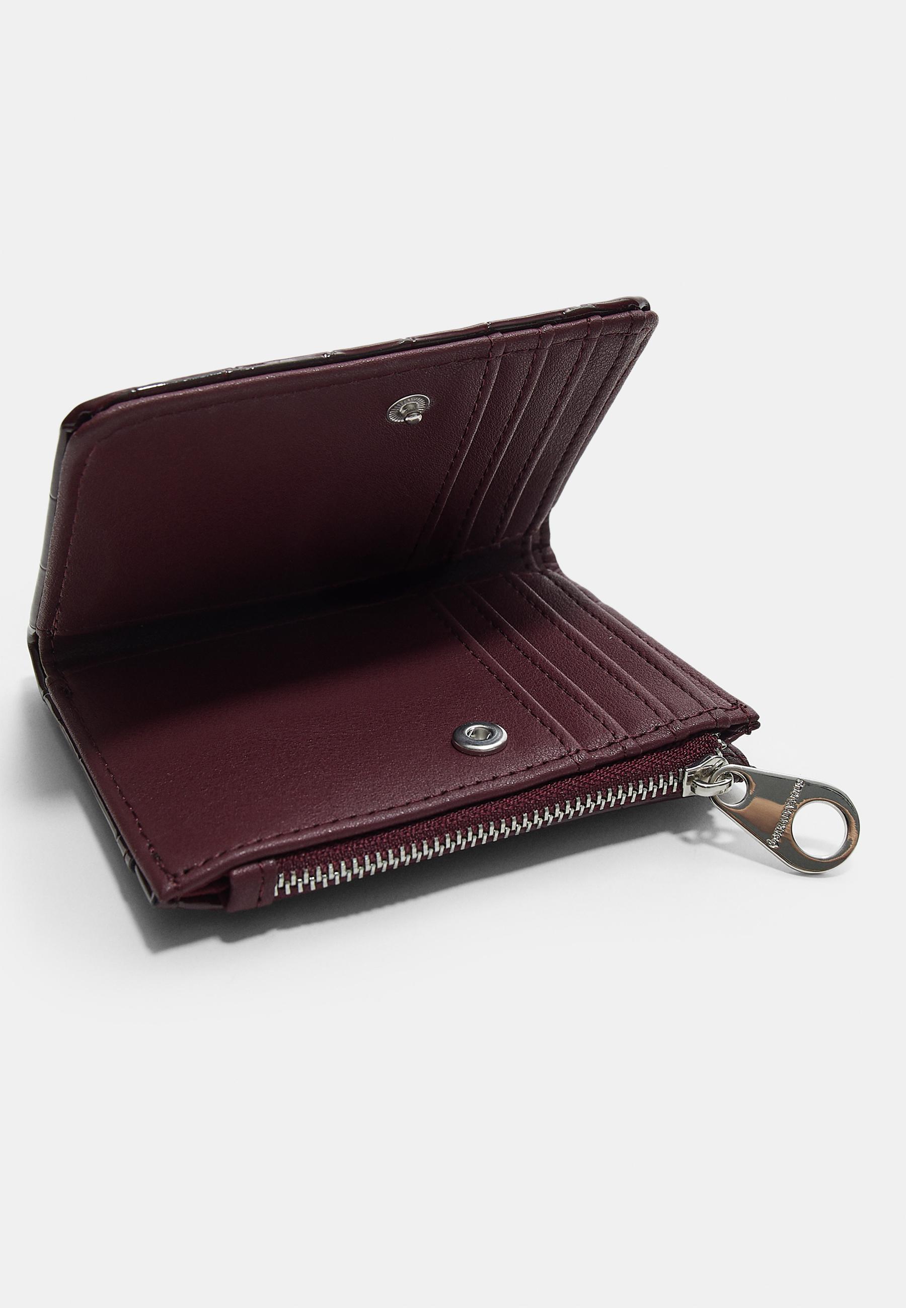 MOCK CROC PURSE WALLET