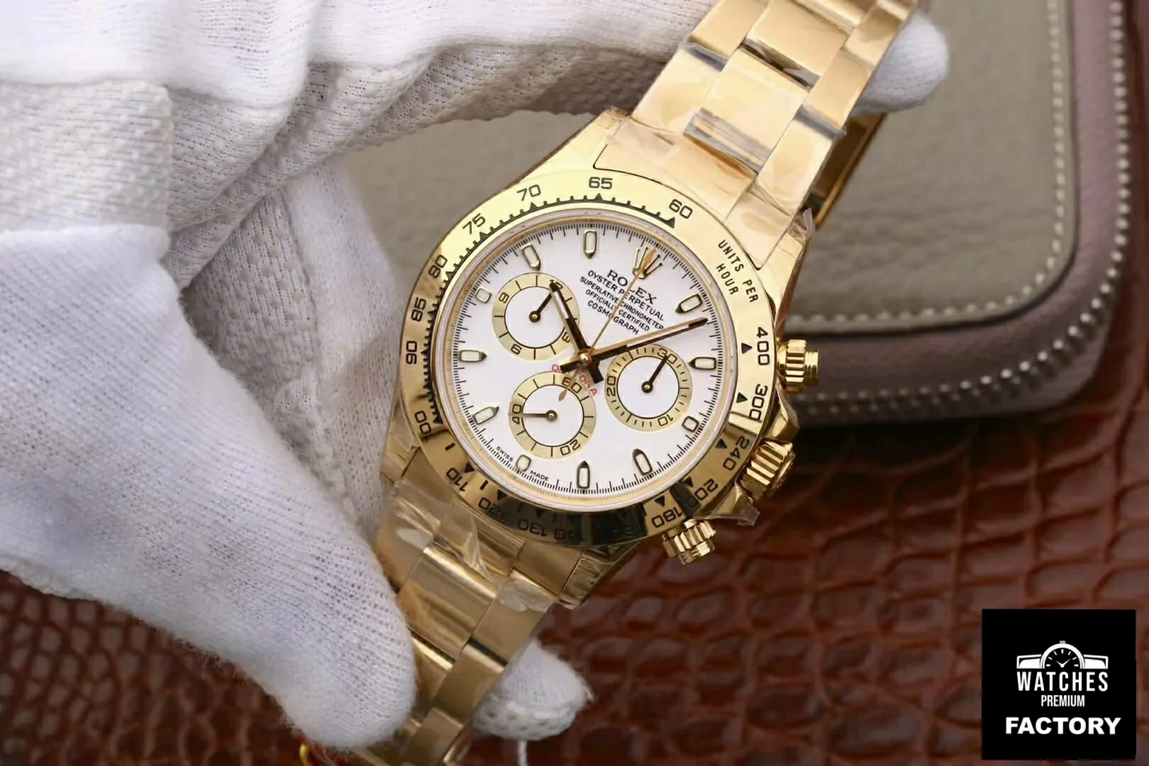 Rolex Daytona Cosmograph M116508-0001 JH Factory Gold Case