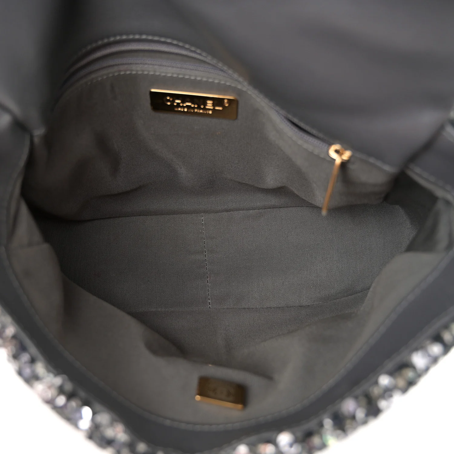 Tweed Sequin Quilted Medium Chanel 19 Flap Black Multicolor - Top Club