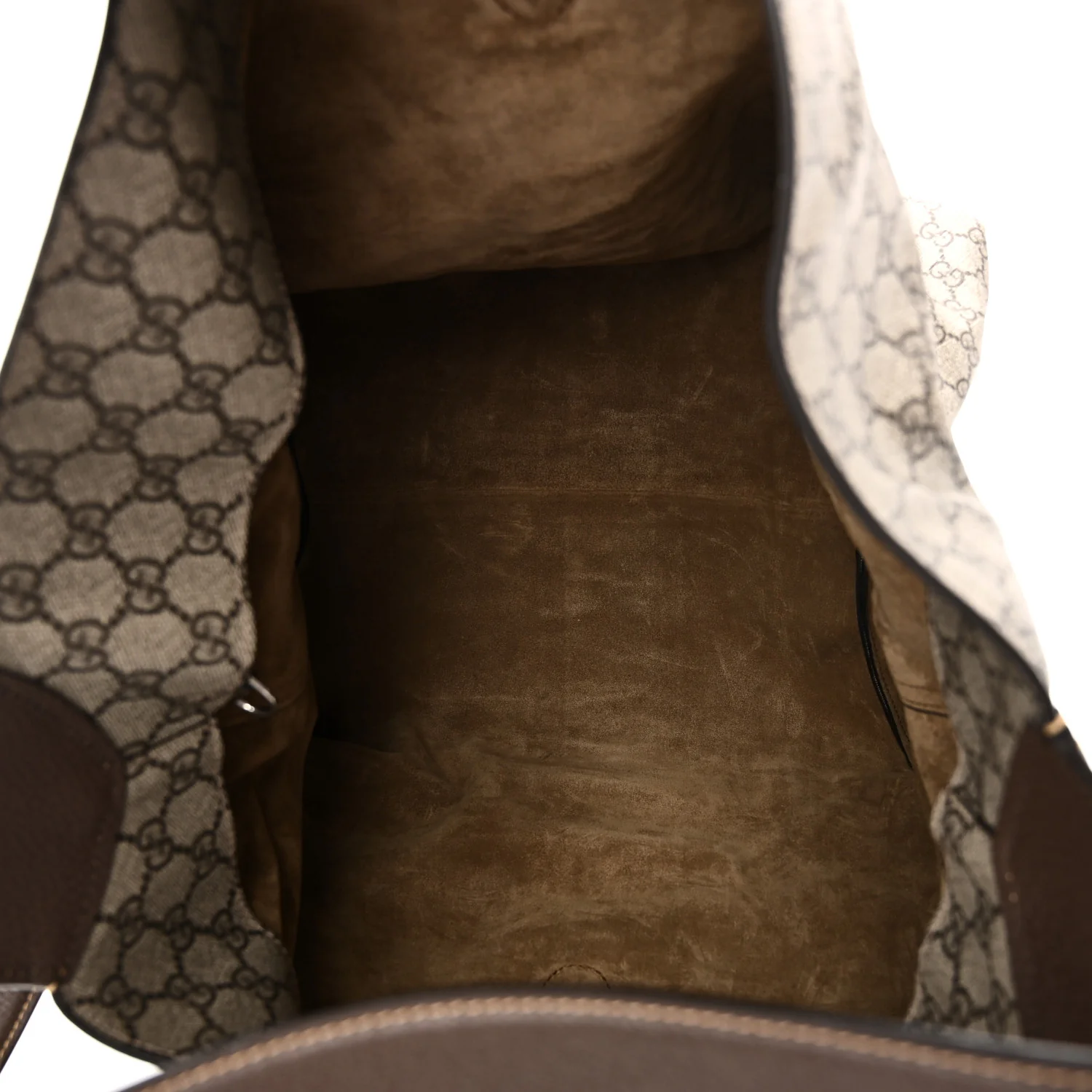 Tender GG Supreme Monogram Textured Dollar Calfskin Web Medium Jackie 1961 Crossbody Bag Beige Ebony New Acero - Top Club