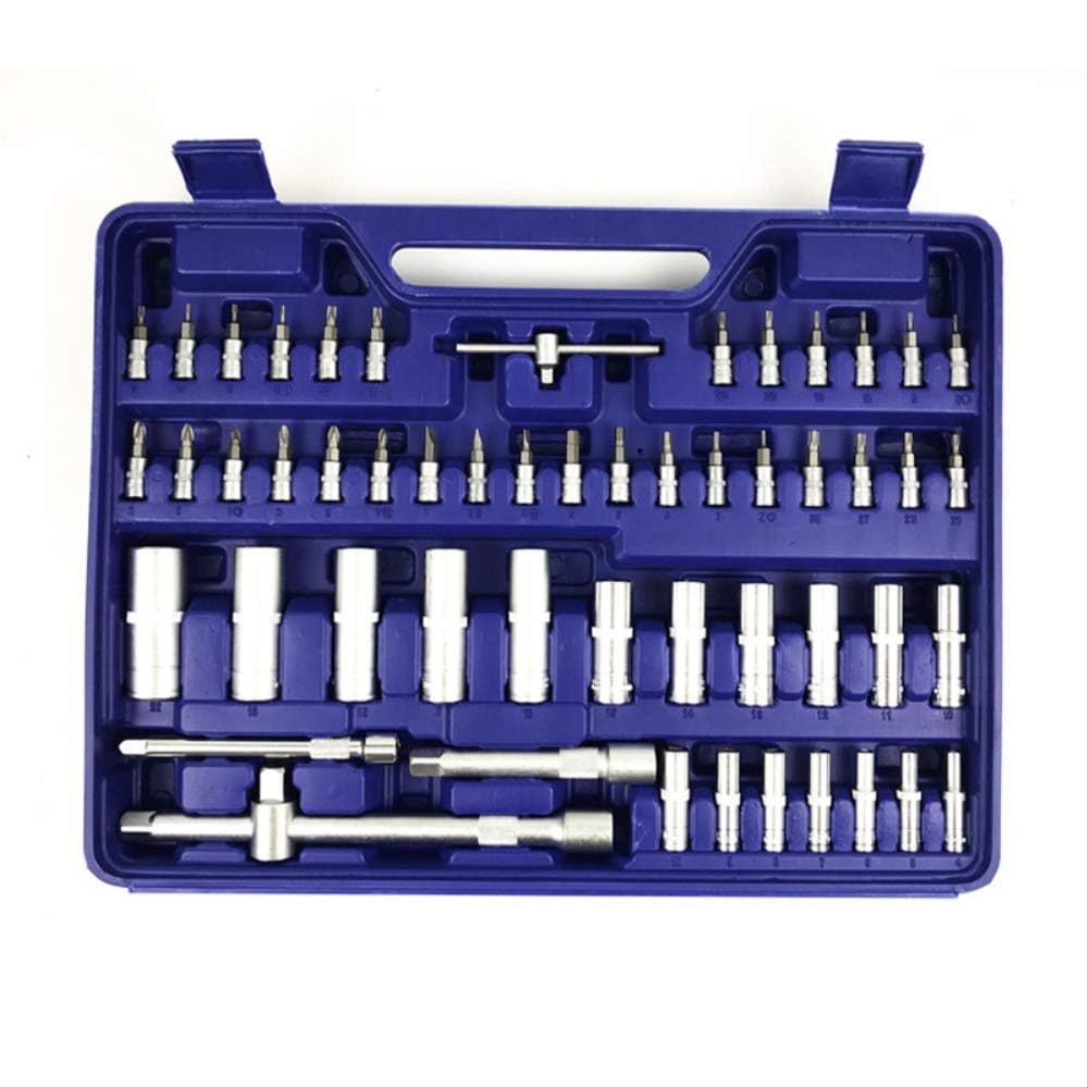 172pcs Kit Di Utensili Automatici Set Di Utensili Manuali Kit Di Utensili Manuali Per Uso Domestico Con Cassetta Degli Attrezzi In Plastica Custodia Con Chiave A Bussola A