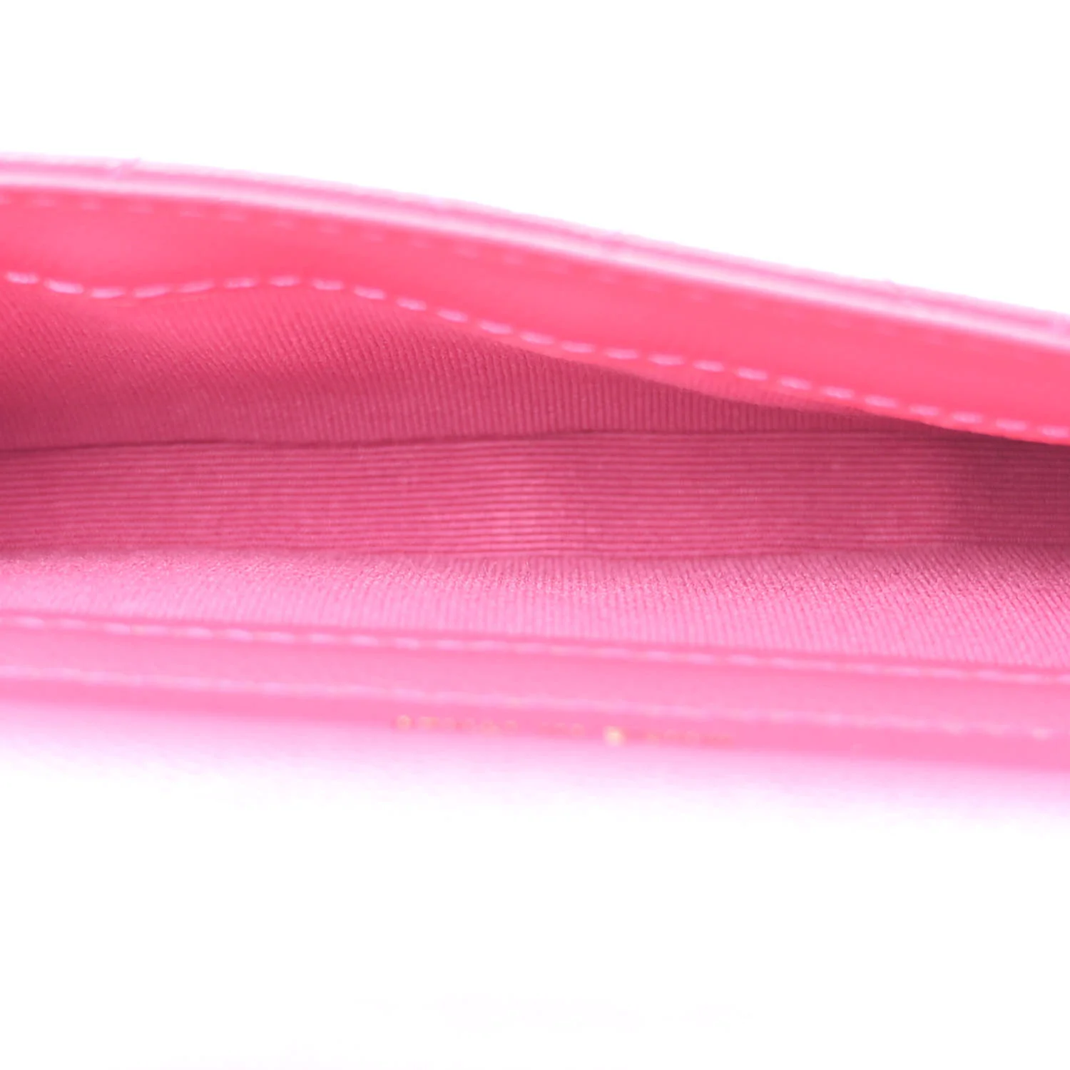 Caviar Quilted Flap Phone Holder With Chain Pink - Top Club