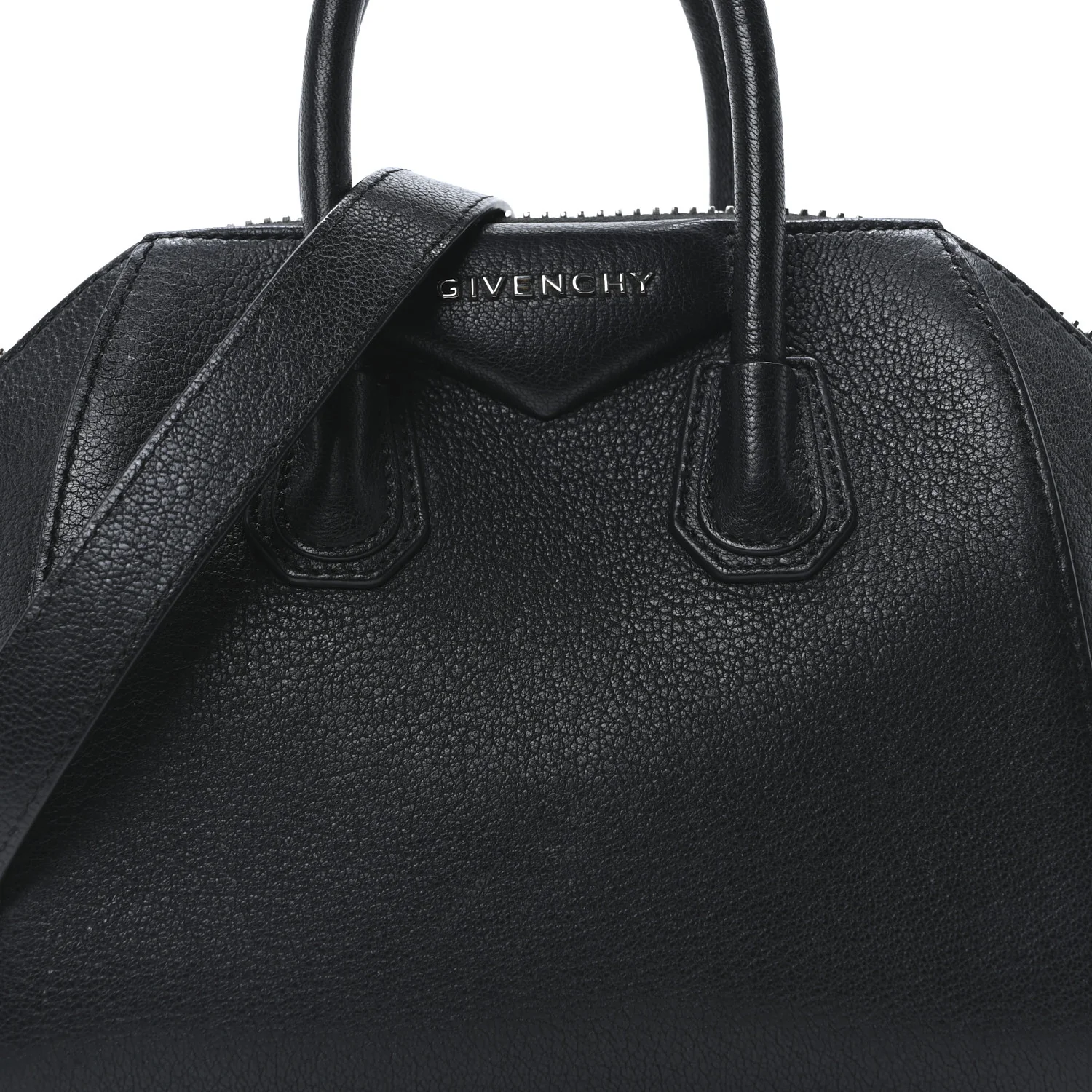 Sugar Goatskin Mini Antigona Black - Top Club