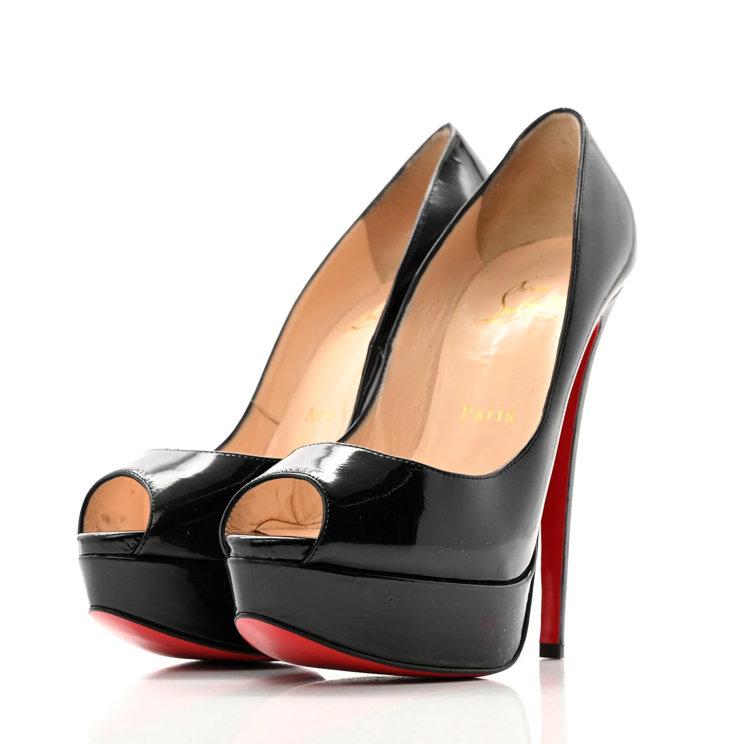 Patent Lady Peep 150 Pumps 37 Black - Top Club