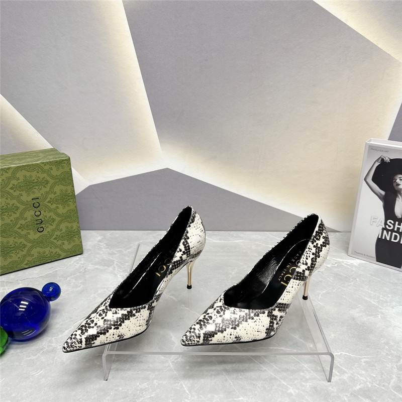 gucci pointed toe metal high-heeled shoes - Sneaker Replica Workshop