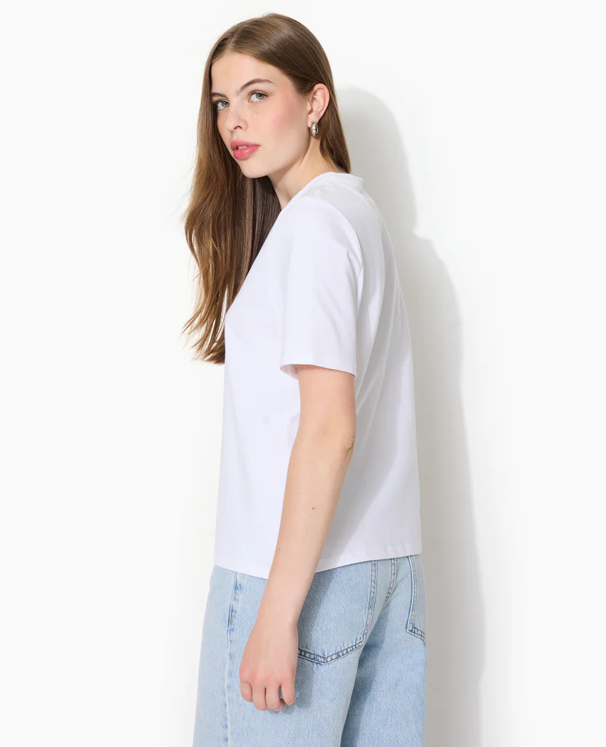 Pimkie T-shirt avec étiquette cousue devant