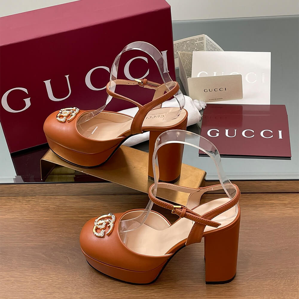 GUCCI Women s platform pump with Double G - Top Club