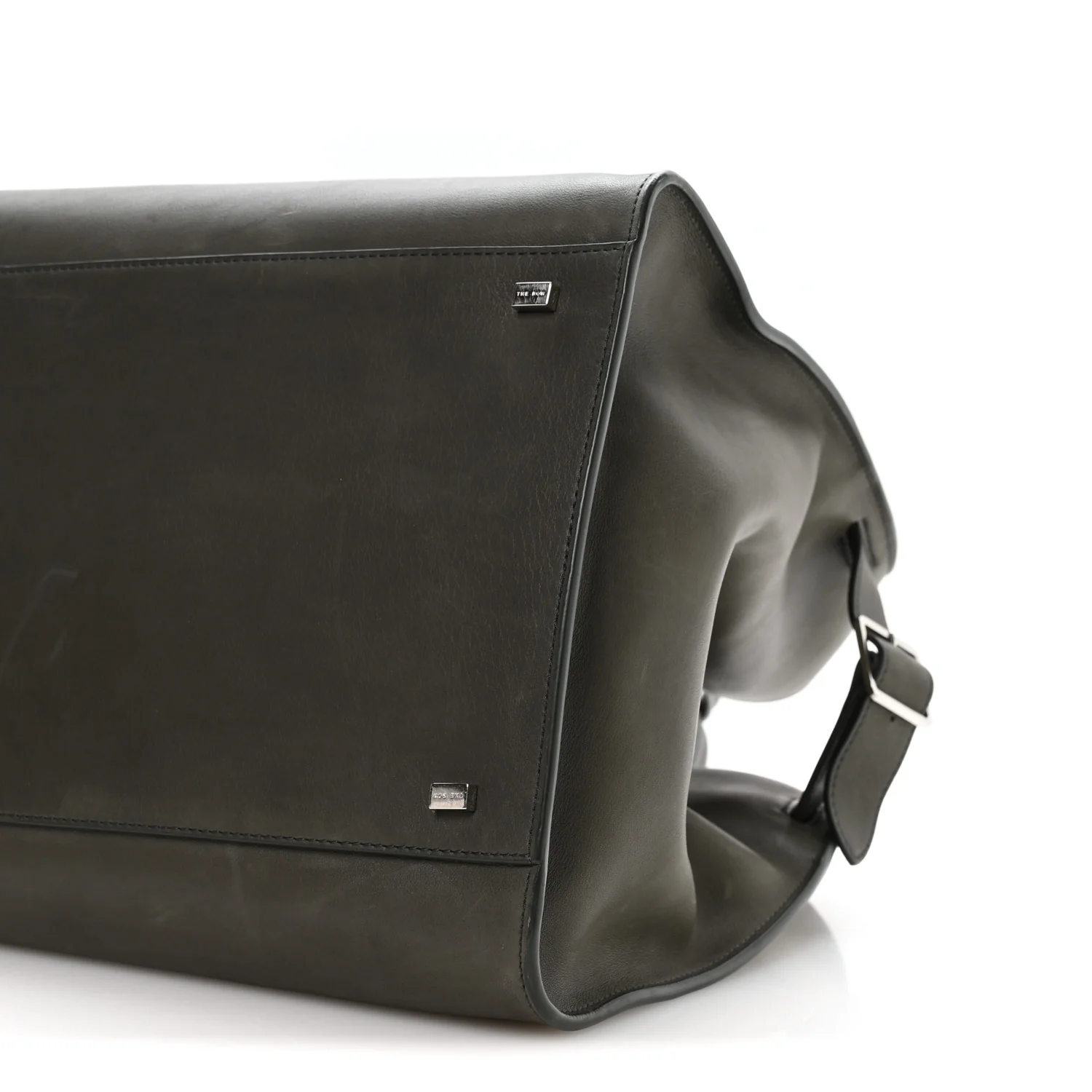 Polished Saddle Calfskin Soft Margaux 17 Koala Grey - Top Club