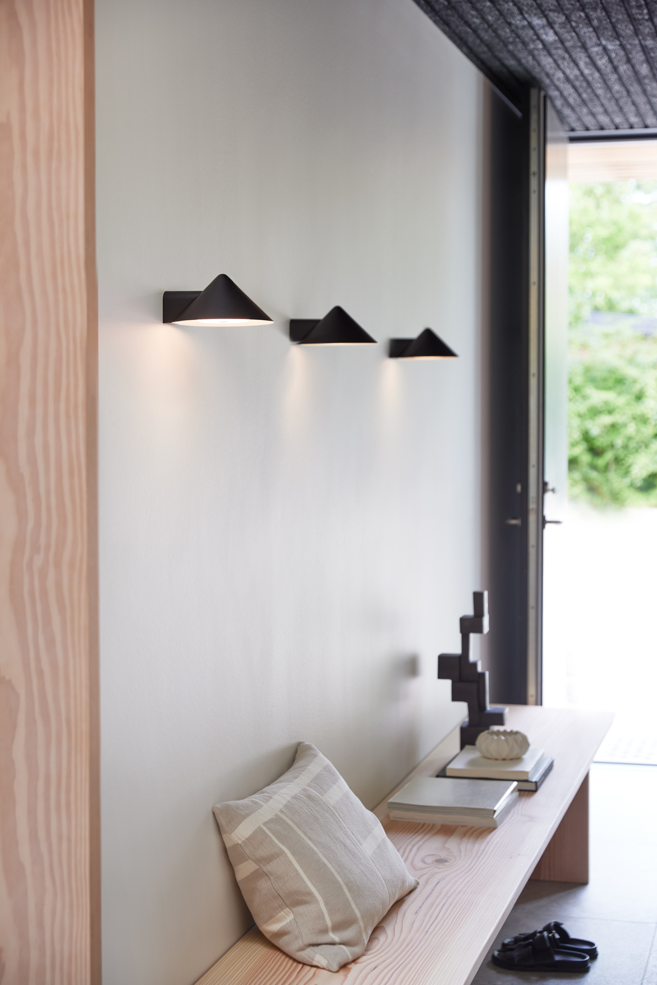 Wandlamp Grasp black