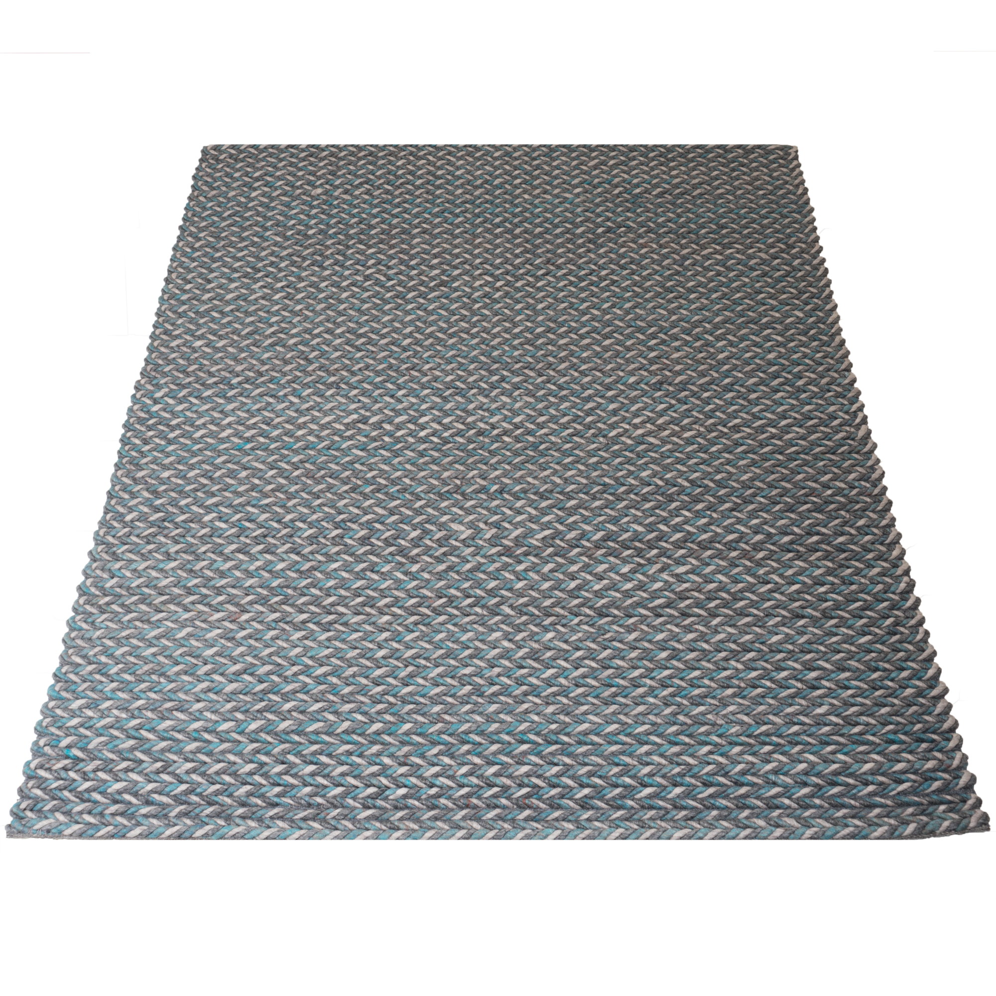 Vloerkleed Tino petrol 200 x 280 cm