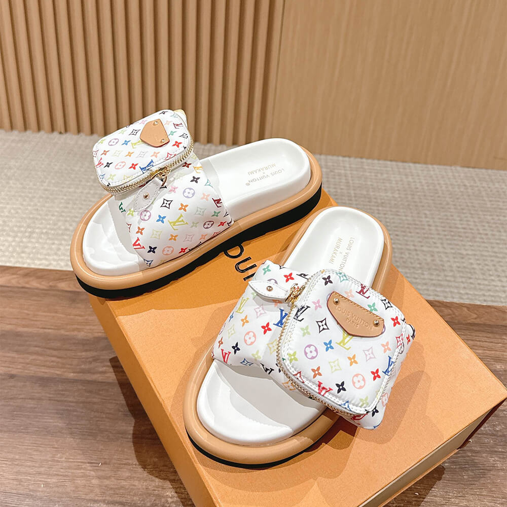 LV x TM Pool Pillow Flat Comfort Mule - Top Club