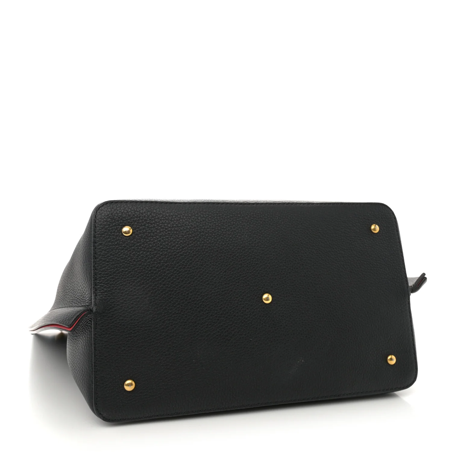 Grainy Calfskin VLogo Escape Hobo Bag Black - Top Club