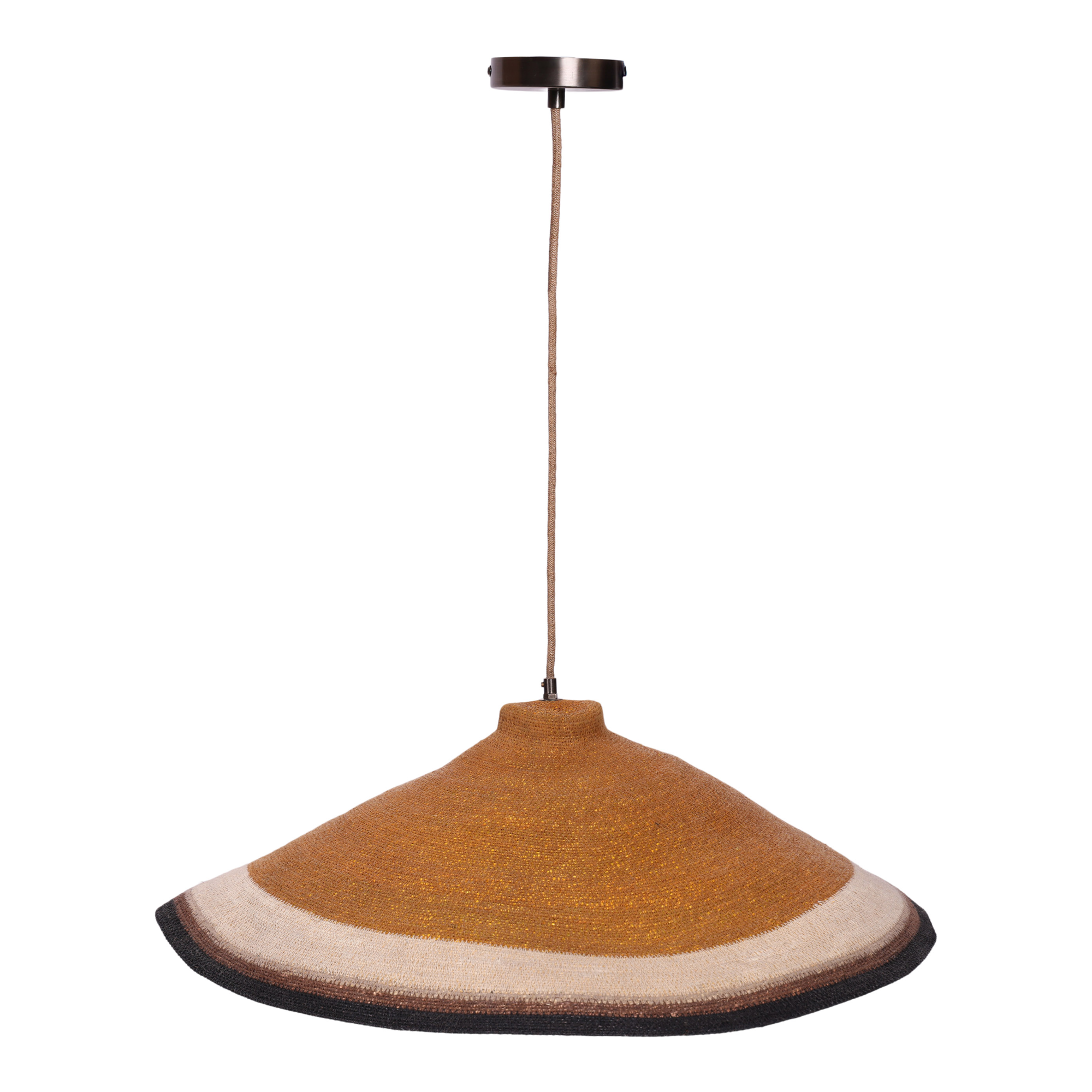 Hanglamp Nela khaki seagrass