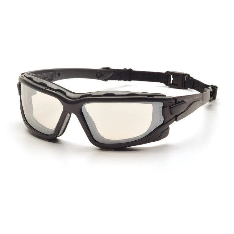 Pyramex I-Force Safety Glasses Black, Foam-Padded, with Indoor-Outdoor Anti-Fog Lenses - Alvarez Pro Painting LLC