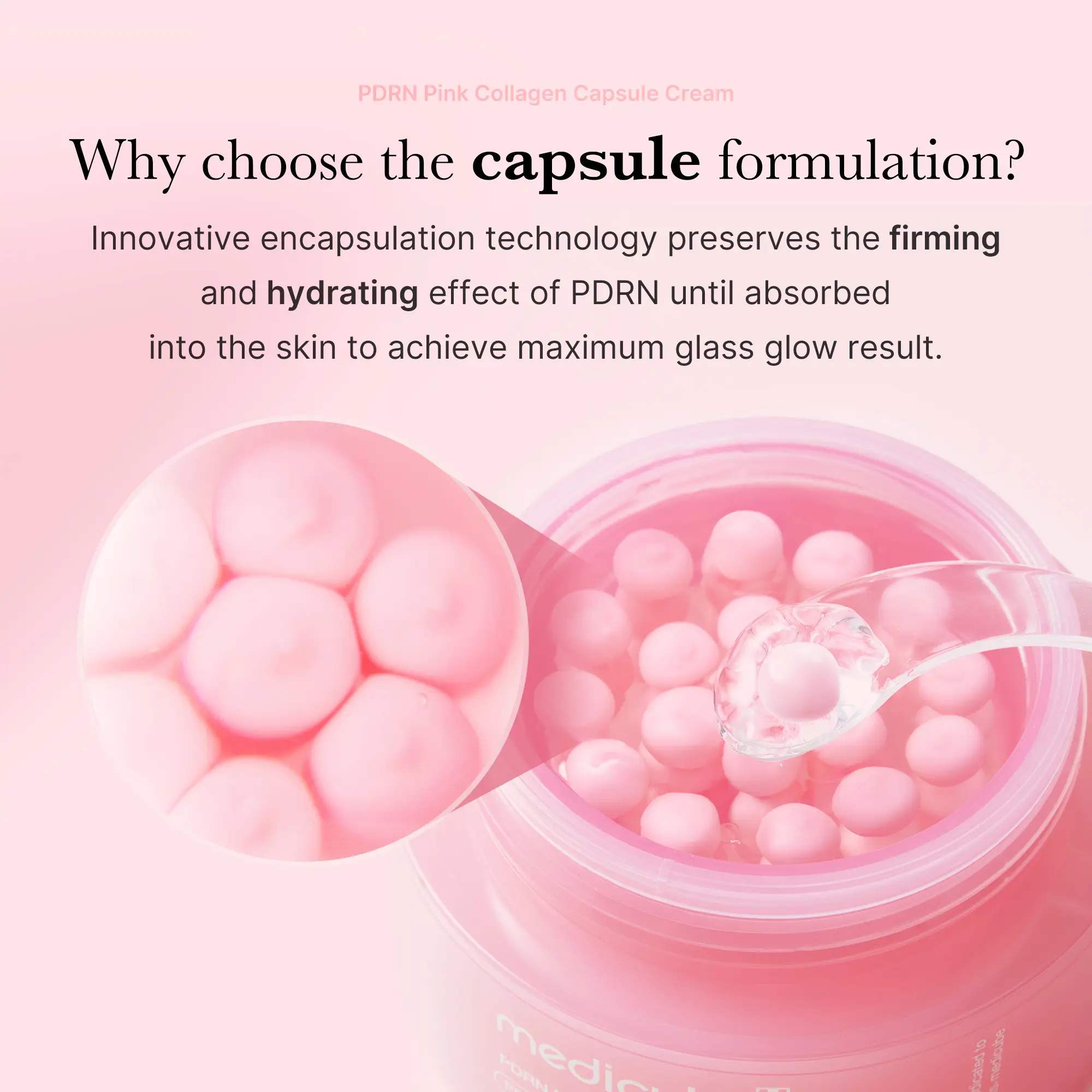 [medicube] Salmon DNA Home Aesthetic Duo ㅣ Glass Glow Salmon DNA Facial Skincare Set with PDRN Exosome Shot + PDRN Pink Collagen Capsule Cream