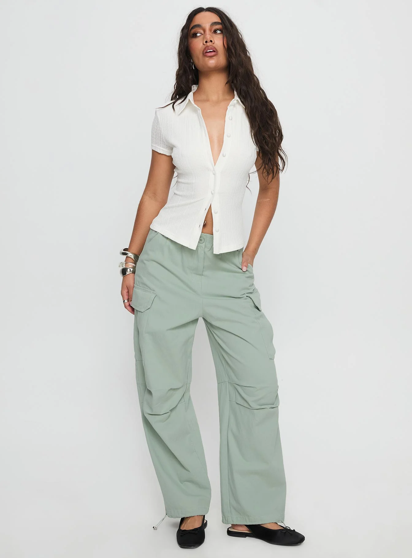 Elanthea Cargo Pants Green