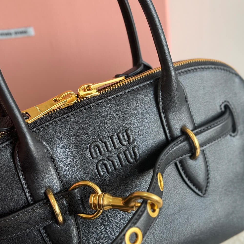 MIUMIU Aventure nappa leather top-handle bag(HIGH-END GRADE) - Top Club