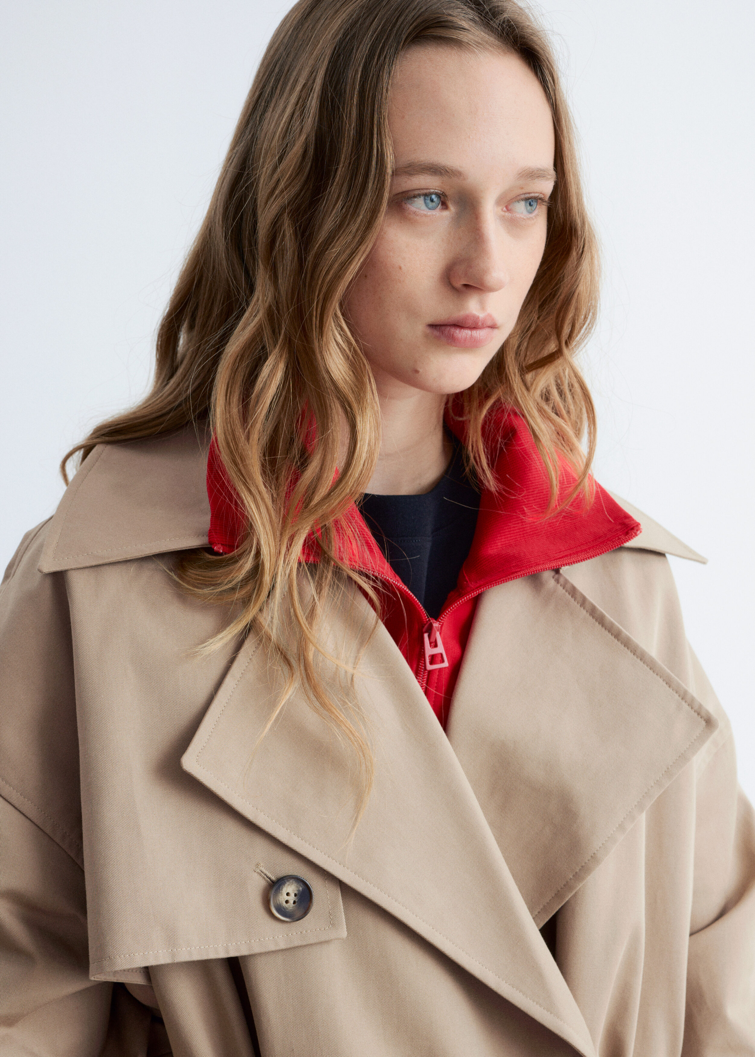 & Other Stories DOUBLE-BREASTED TRENCH COAT