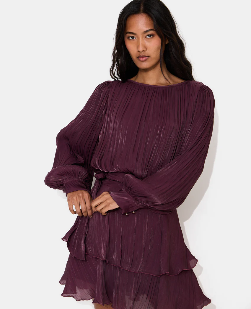 Pimkie Robe en tissu brillant avec effet drapé