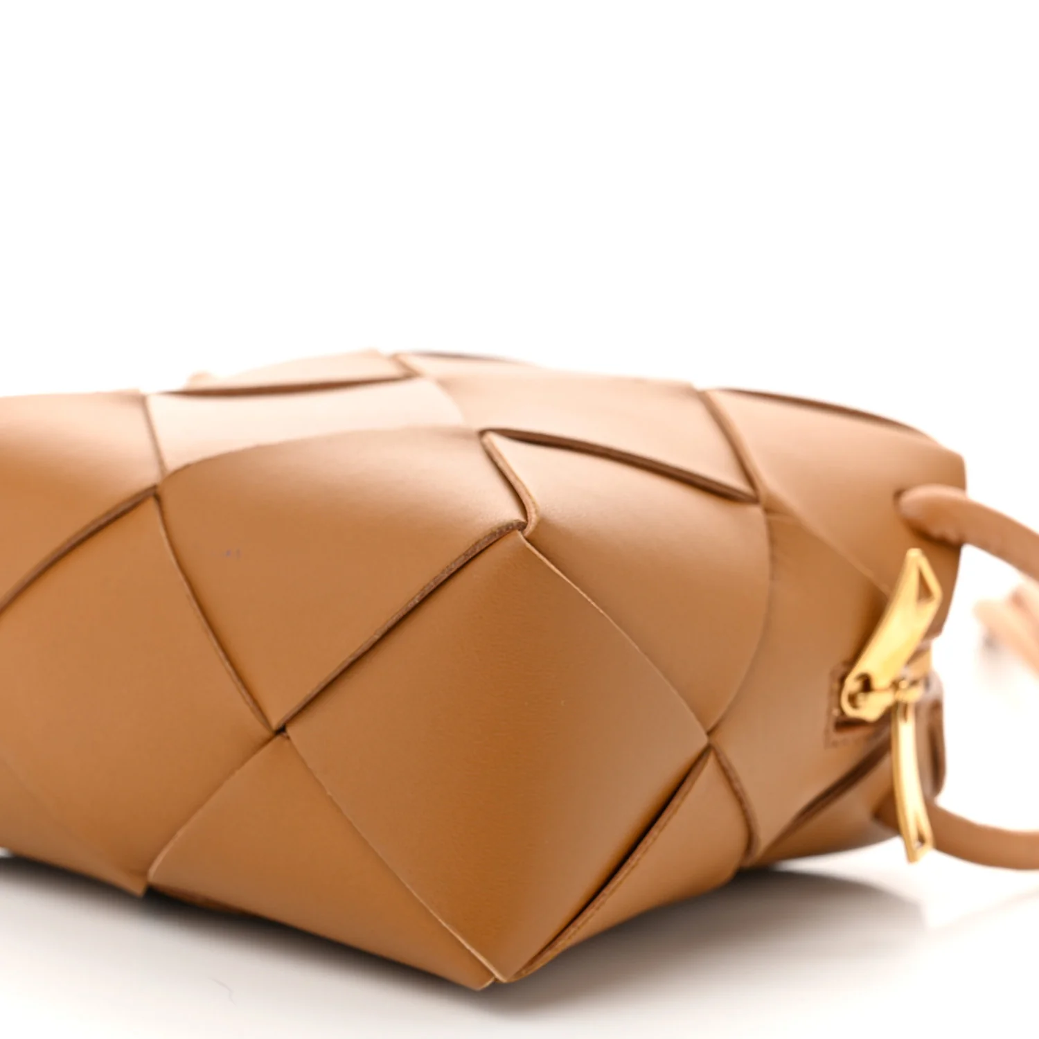 Lambskin Maxi Intrecciato Mini Cassette Camera Bag Acorn - Top Club
