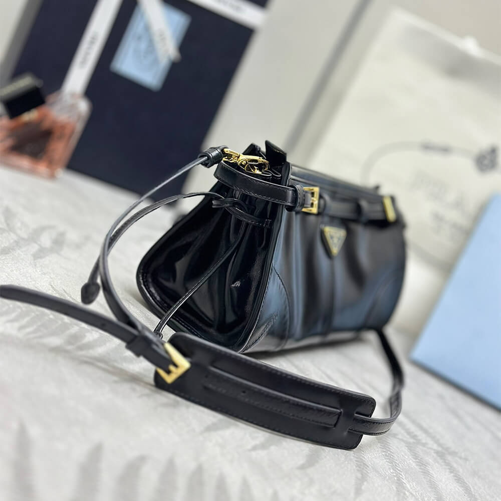 Prada Bonnie small leather shoulder bag(HIGH-END GRADE) - Top Club