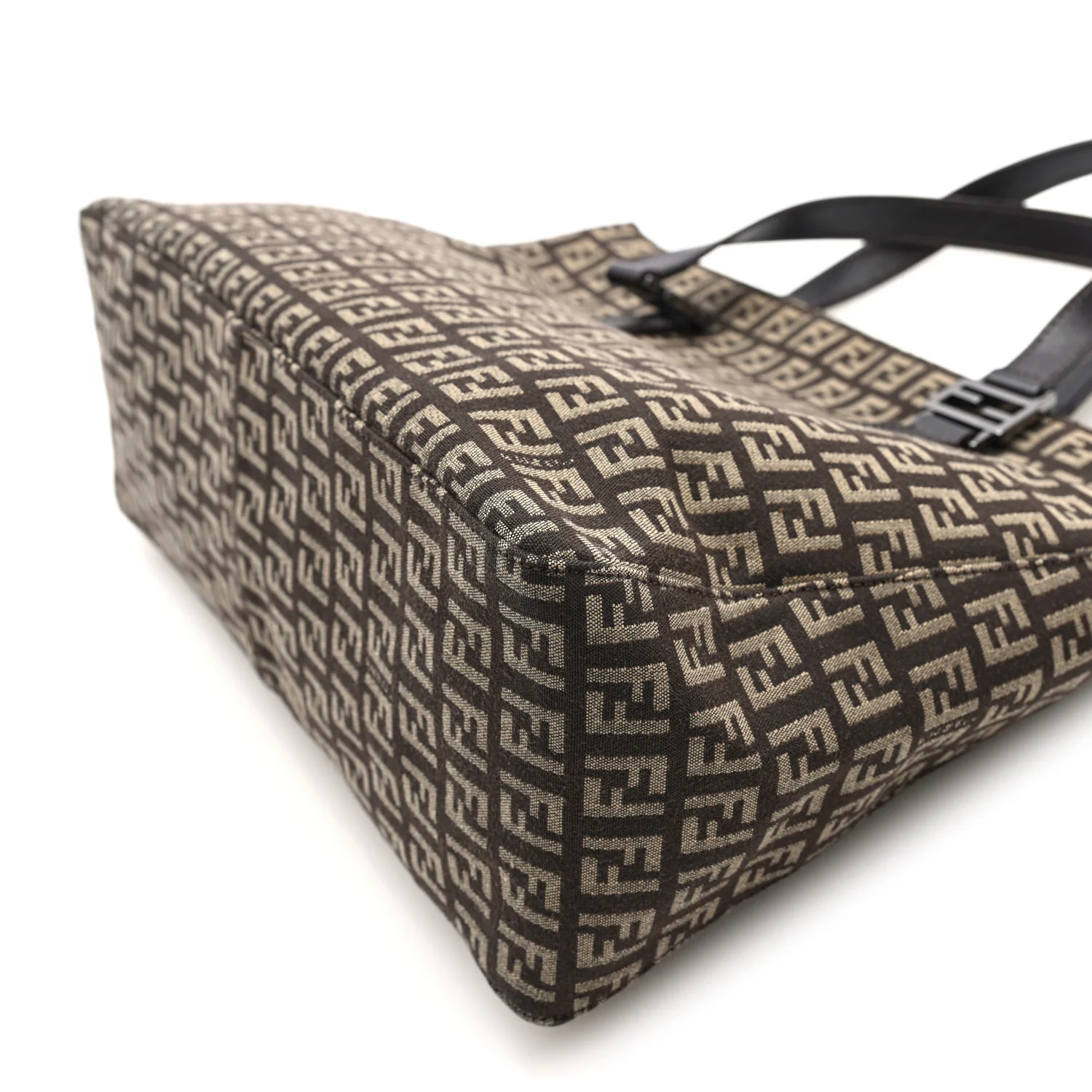 Zucchino Vitello Roll Tote Tobacco - Top Club