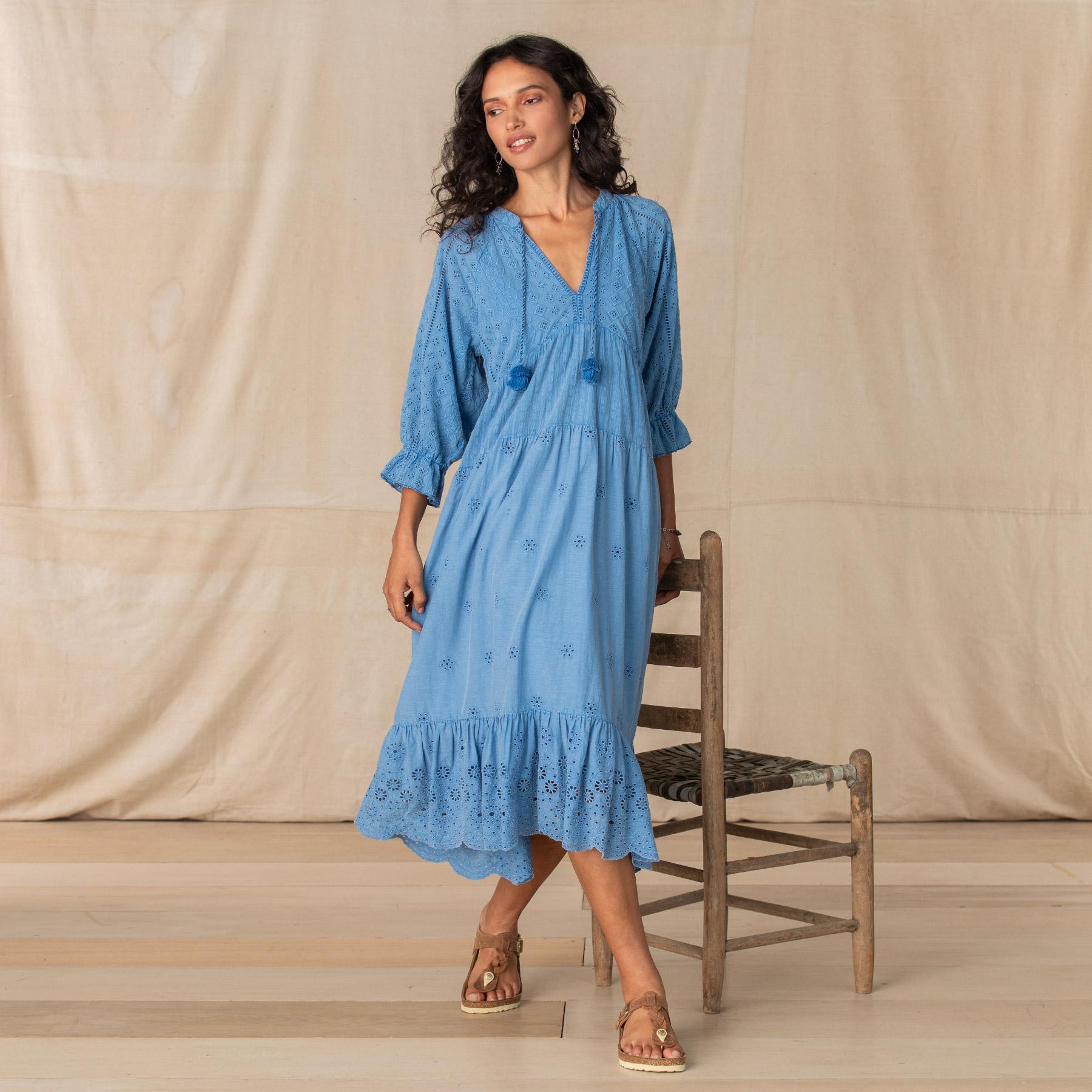 Nicole Eyelet Dress - Sundance Living