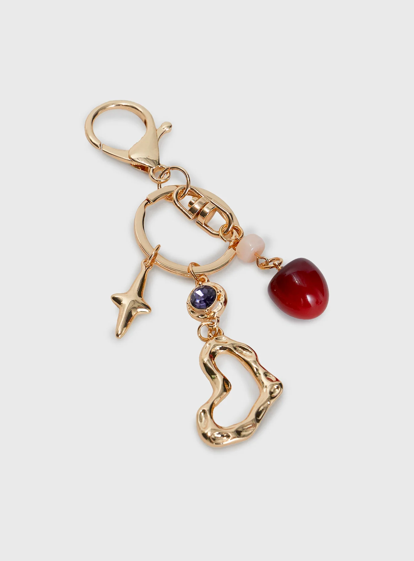 Shades Of Love Keyring Gold