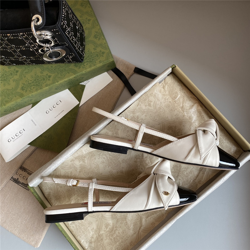gucci new bunny ear bowknot ballet shoes - Sneaker Replica Workshop