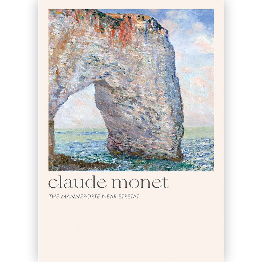 Poster Claude Monet The Manneporte near Étretat 70x100 cm
