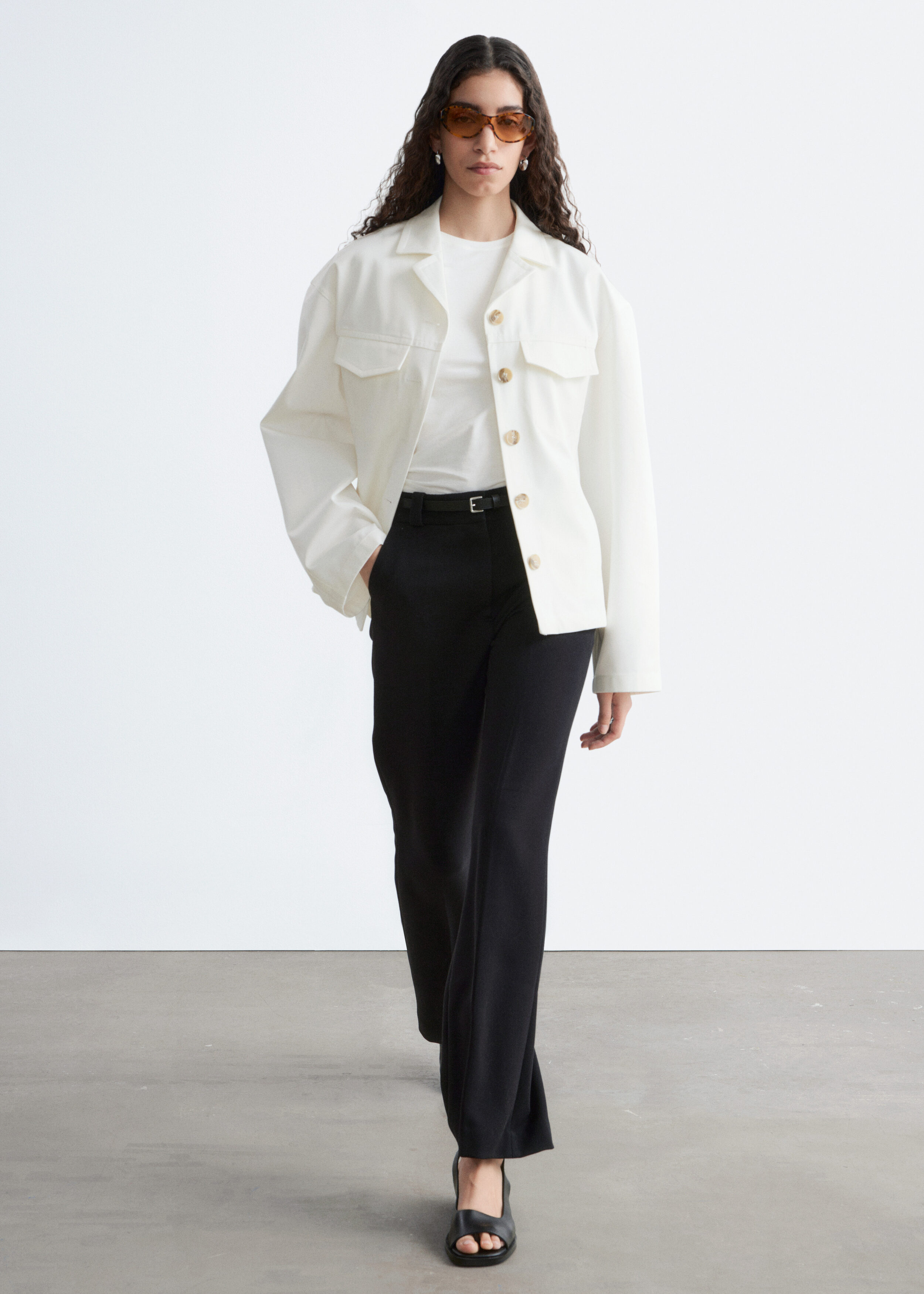 & Other Stories STRAIGHT PRESS-CREASE TROUSERS