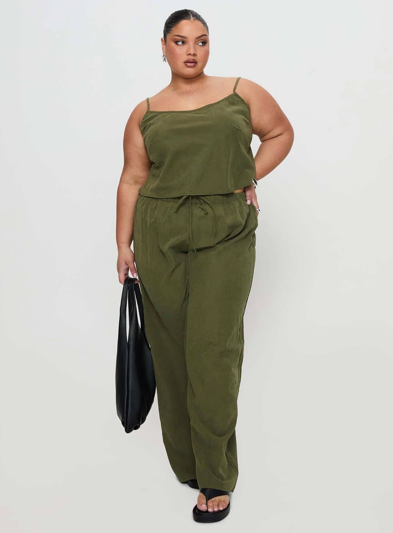 Paigey Set Khaki Curve