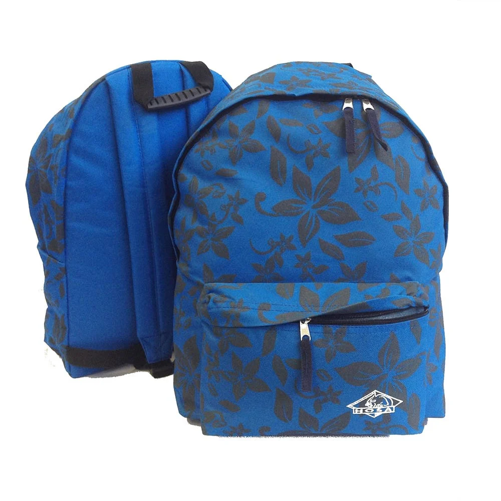 HOSA Daypack FLOWERS Backpack - blue