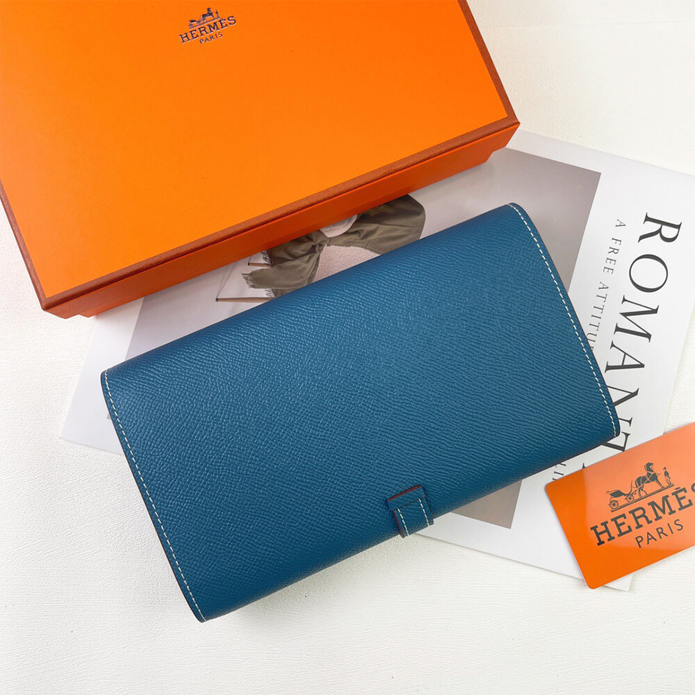 HERMES New H Passant Toutenmain wallet(HIGH-END GRADE) - Top Club