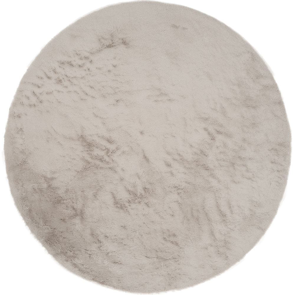 Vloerkleed Morbido Taupe ø160 cm