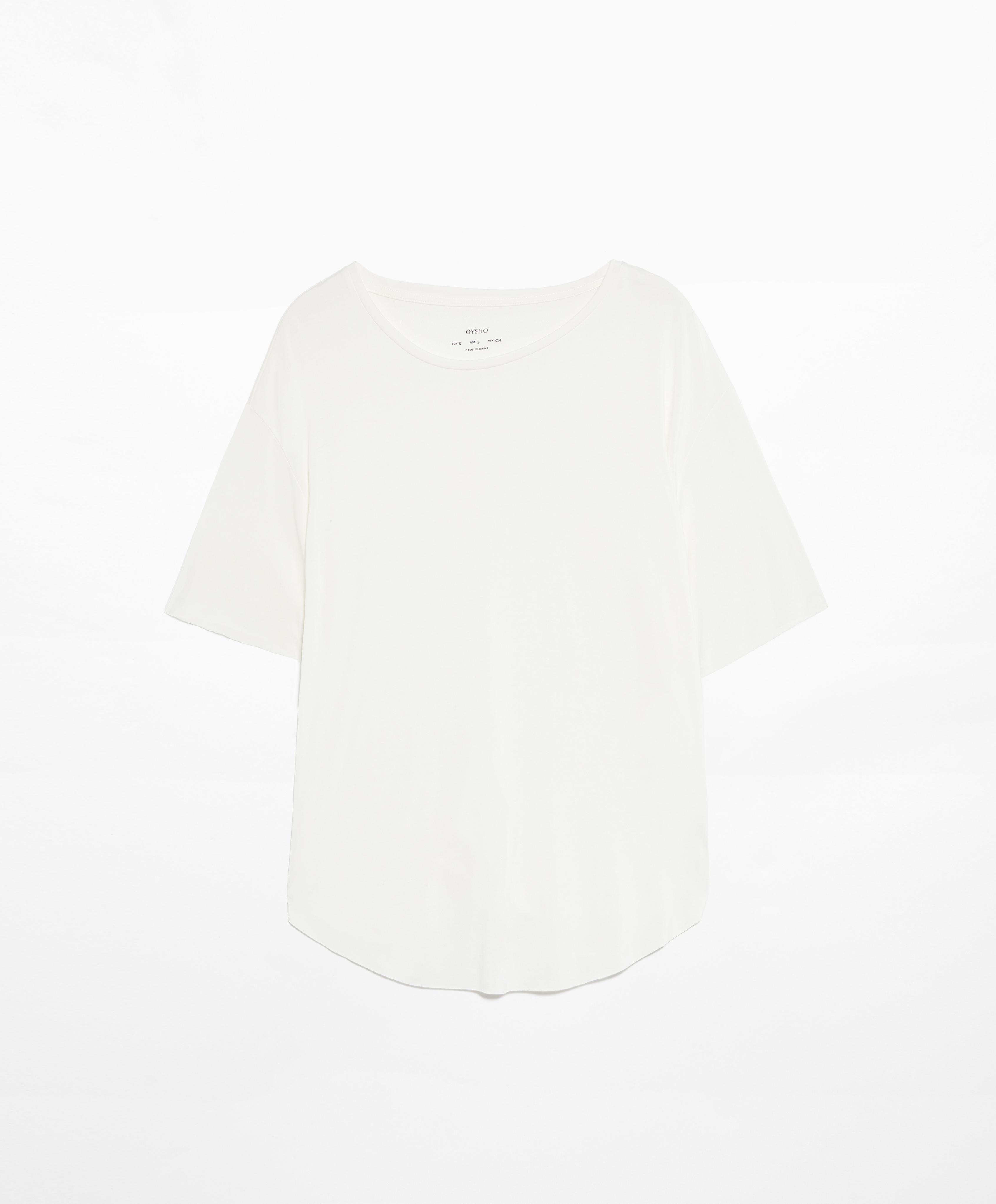 OYSHO Modal blend short-sleeved T-shirt