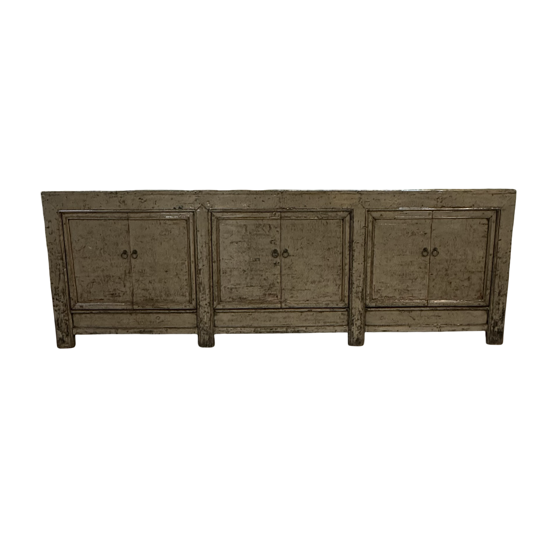 Dressoir 6 deurs olijf/groen uniek
