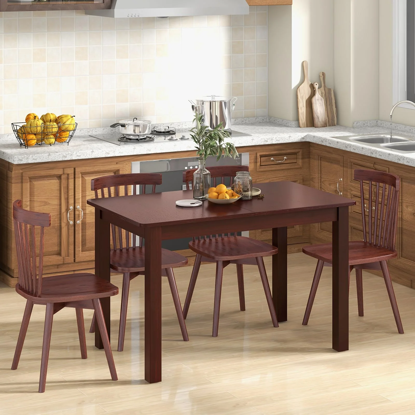 BEFOUNDLOVELY Extendable Dining Table for 4, 60