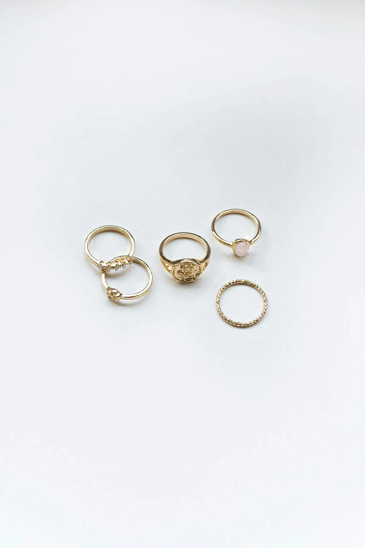 Sonia Ring Pack Gold