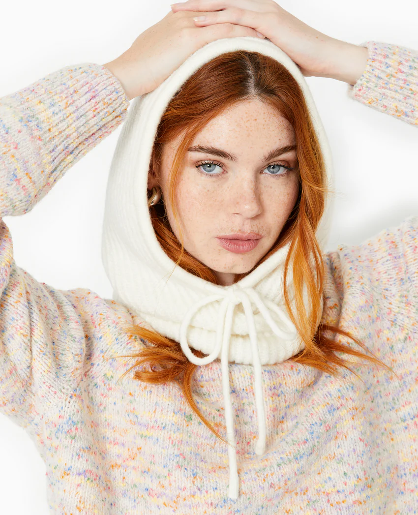 Pimkie Cagoule en maille côtelée