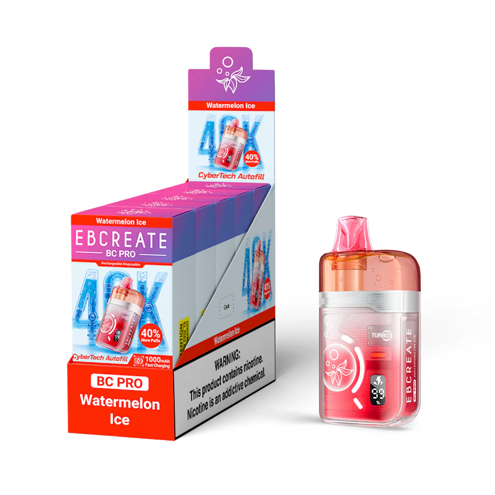 EBCREATE BC PRO Rechargeable Disposable Vape (All Flavours)