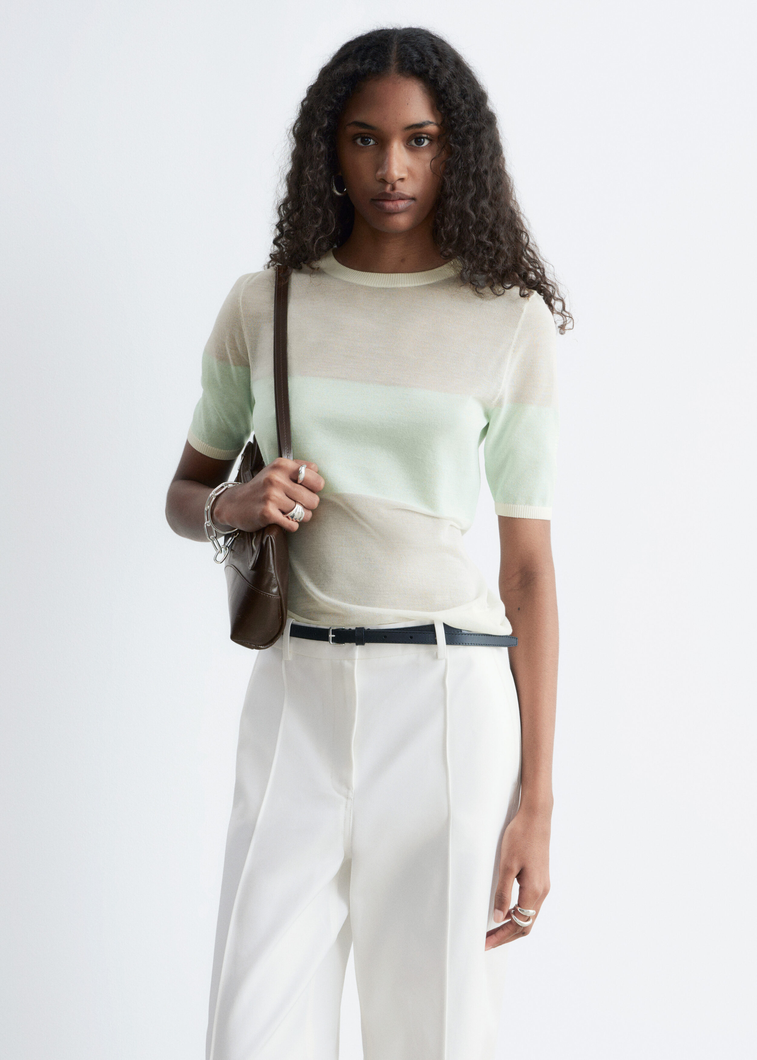 & Other Stories FINE-KNIT T-SHIRT