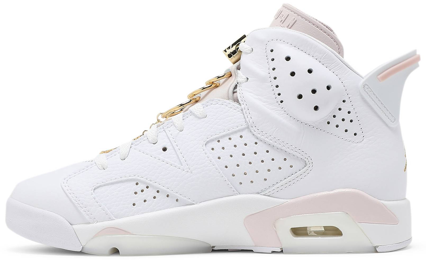 Wmns Air Jordan 6 Retro  Gold Hoops  DH9696-100 - Sneaker Replica Workshop
