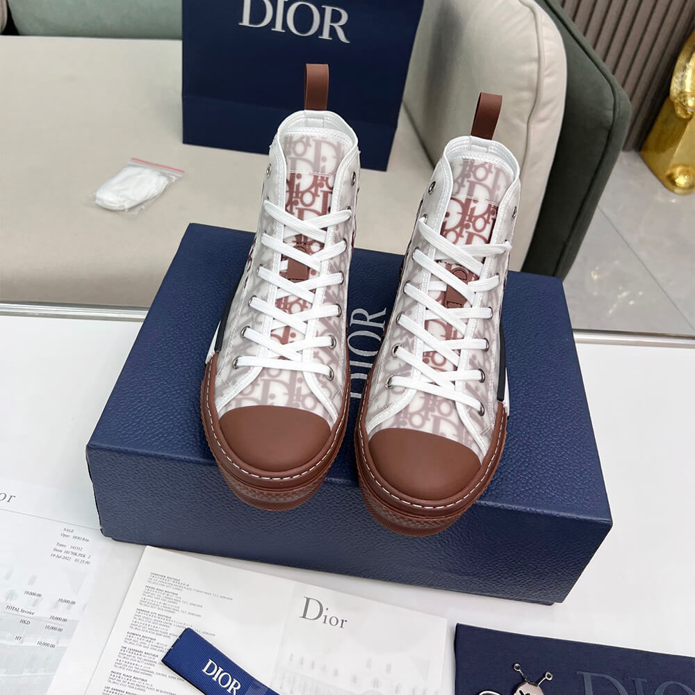 DIOR B23 High-Top Sneakers Dior Oblique - Top Club