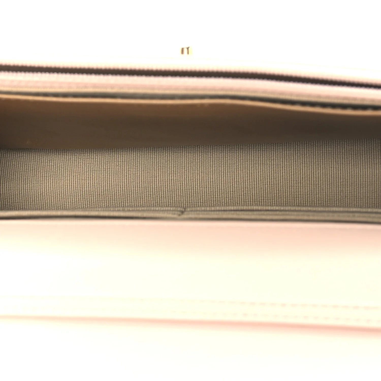 Lambskin Quilted CC Pearl Crush Wallet on Chain WOC Light Pink - Top Club