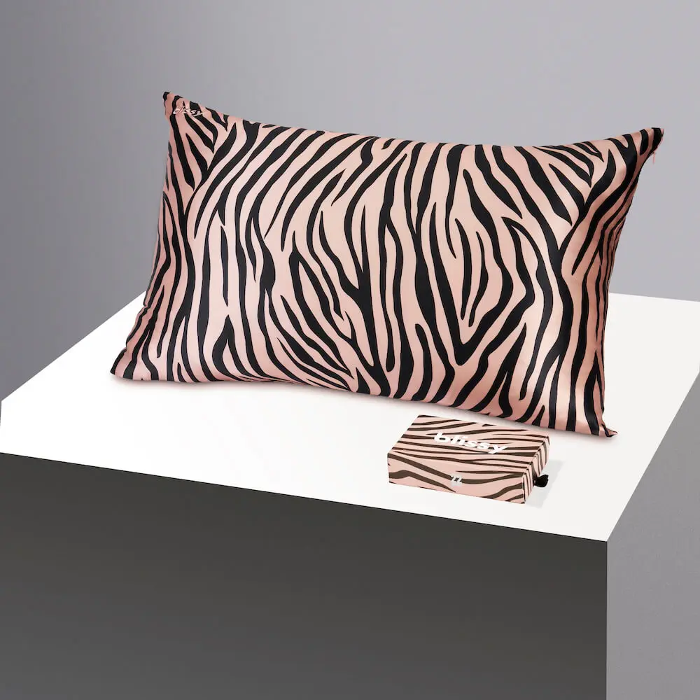 Blissy Animal Print Silk Collection – Pillowcase, Bonnet & Sleep Mask – 100% Mulberry Silk