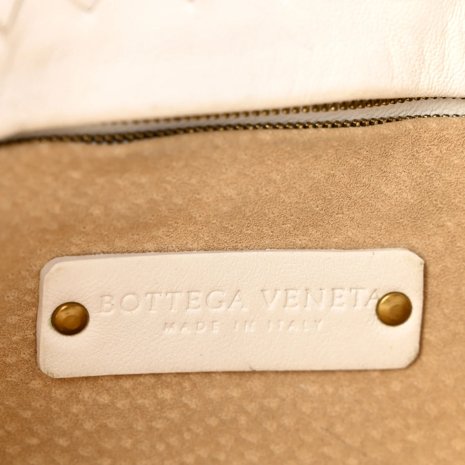 Nappa Intrecciato Small Capri Tote White - Top Club